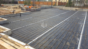 Фундамент дома. Охта с баней - 1