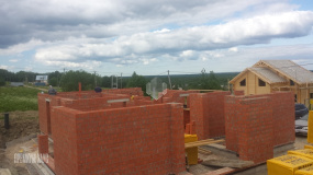 Стены 1ого этажа, Ропша 2 - 5