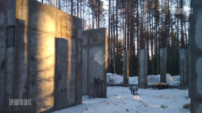 Стены и колонны 1-го этажа. Репино Парк - 9