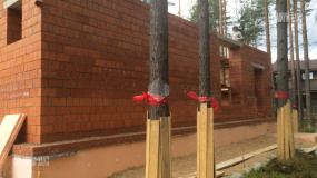 Кирпичные стены 1ого этажа, Энколово 12 - 11