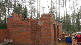 Стены первого этажа - 7