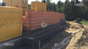 Стены 1ого этажа, Киссолово - 10