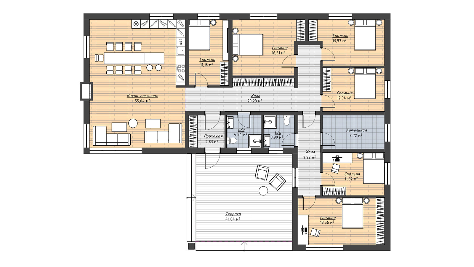 Планировка 2 вариант