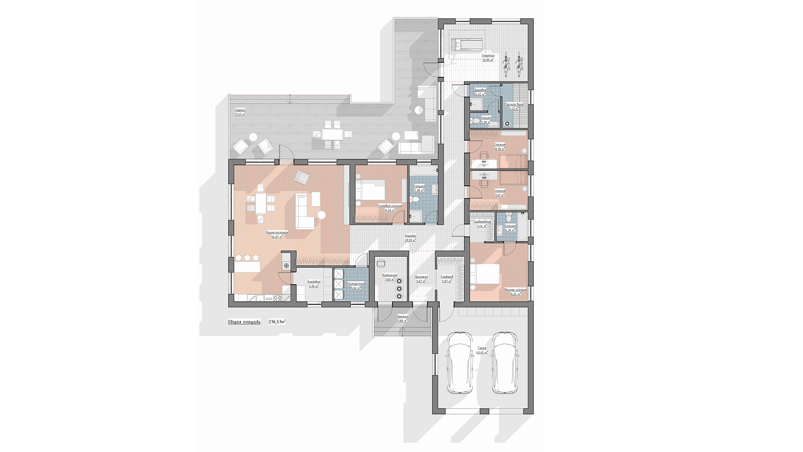 Планировка 1 этаж