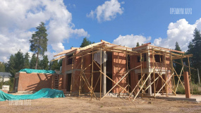 Возведение несущих стен - 3