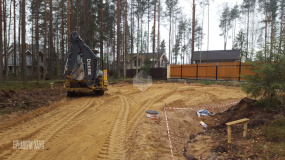 Земляные работы. Охта с баней - 2