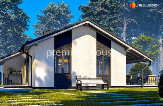 Одноэтажный дом из газобетона 48м²