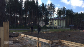 Армирование фундаментной плиты. - 2