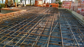 Плита перекрытия 1-го этажа. Акватория - 1