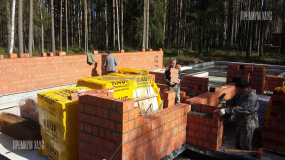 Кирпичная кладка охта-парк - 17