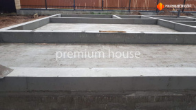 Фундамент бани. Охта с баней - 5