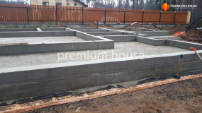 Фундамент бани. Охта с баней - 6