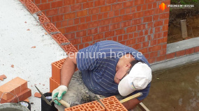 Кирпичная кладка охта-парк - 2