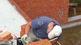 Кирпичная кладка охта-парк - 2