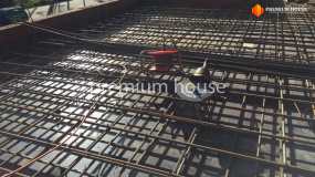 Армирование монолитной плиты перекрытия на отметке 3200 - 6