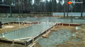 Фундаментная плита. Дом Райт - 8