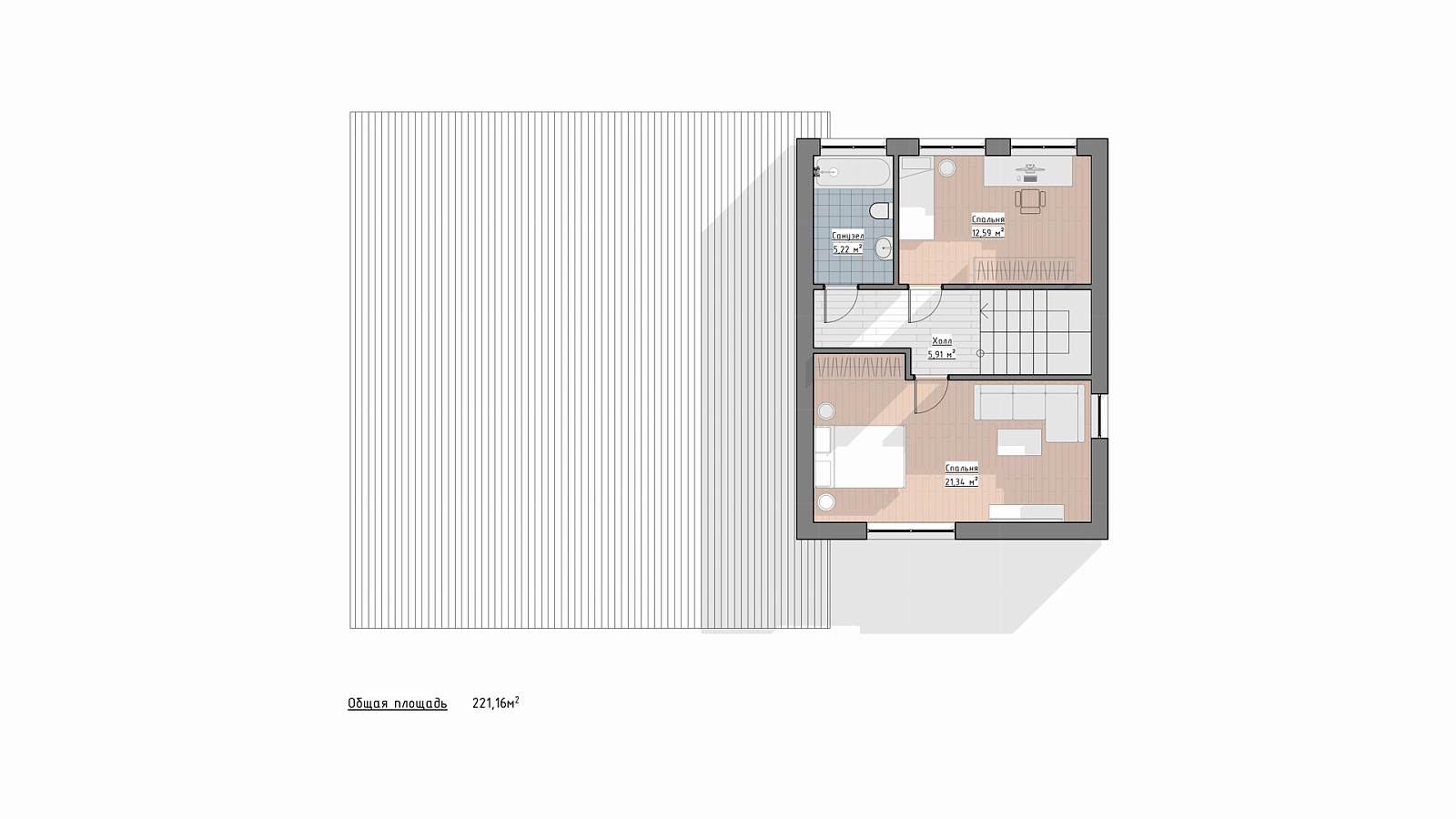 Планировка 2 этаж