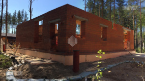 Кирпичные стены 1ого этажа, Энколово 12 - 10