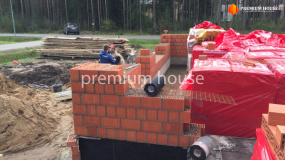 Кладка стен из кирпича 1 этажа - 6