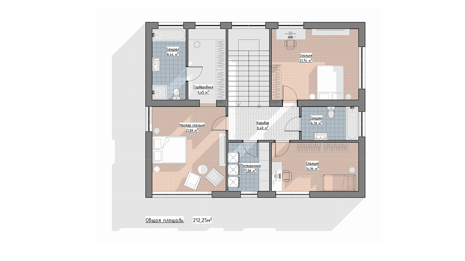 Планировка 2 этаж