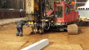 Свайное поле. Забивка свай. - 1