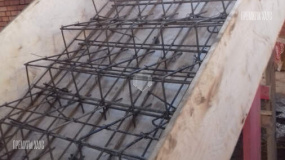 Монолитная лестница. А-ля Райт - 2