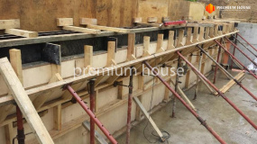 Армирование и заливка стен бассейна - 1