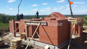 Стены 1ого этажа, Ропша 2 - 9