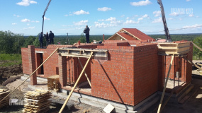 Стены 1ого этажа, Ропша 2 - 9