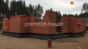 Кладка стен из кирпича 1 этажа - 8