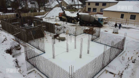 Армирование стен цокольного этажа - 6