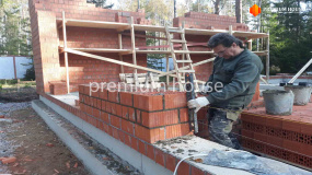 Стены первого этажа - 11