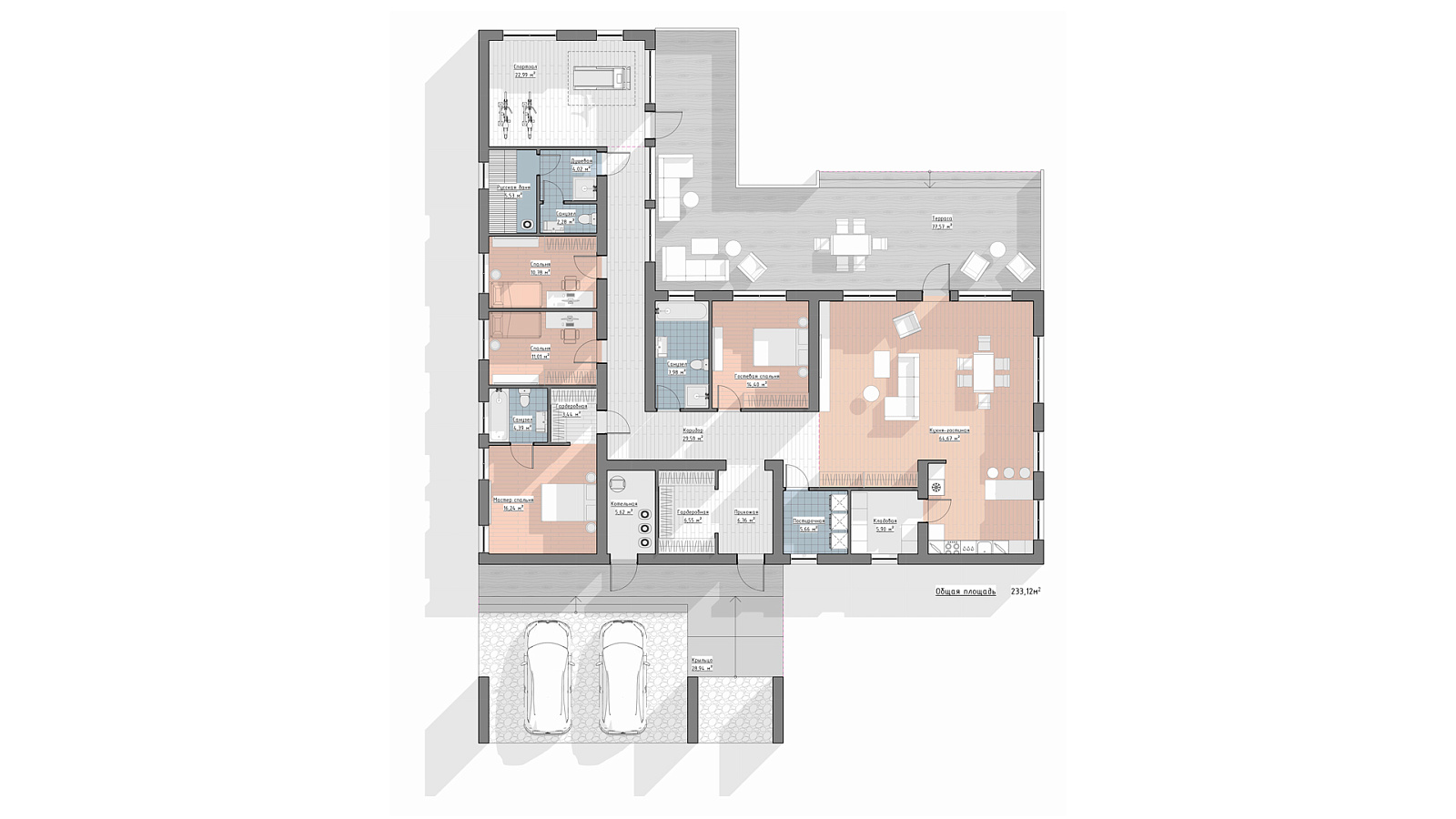 Планировка 1 этаж