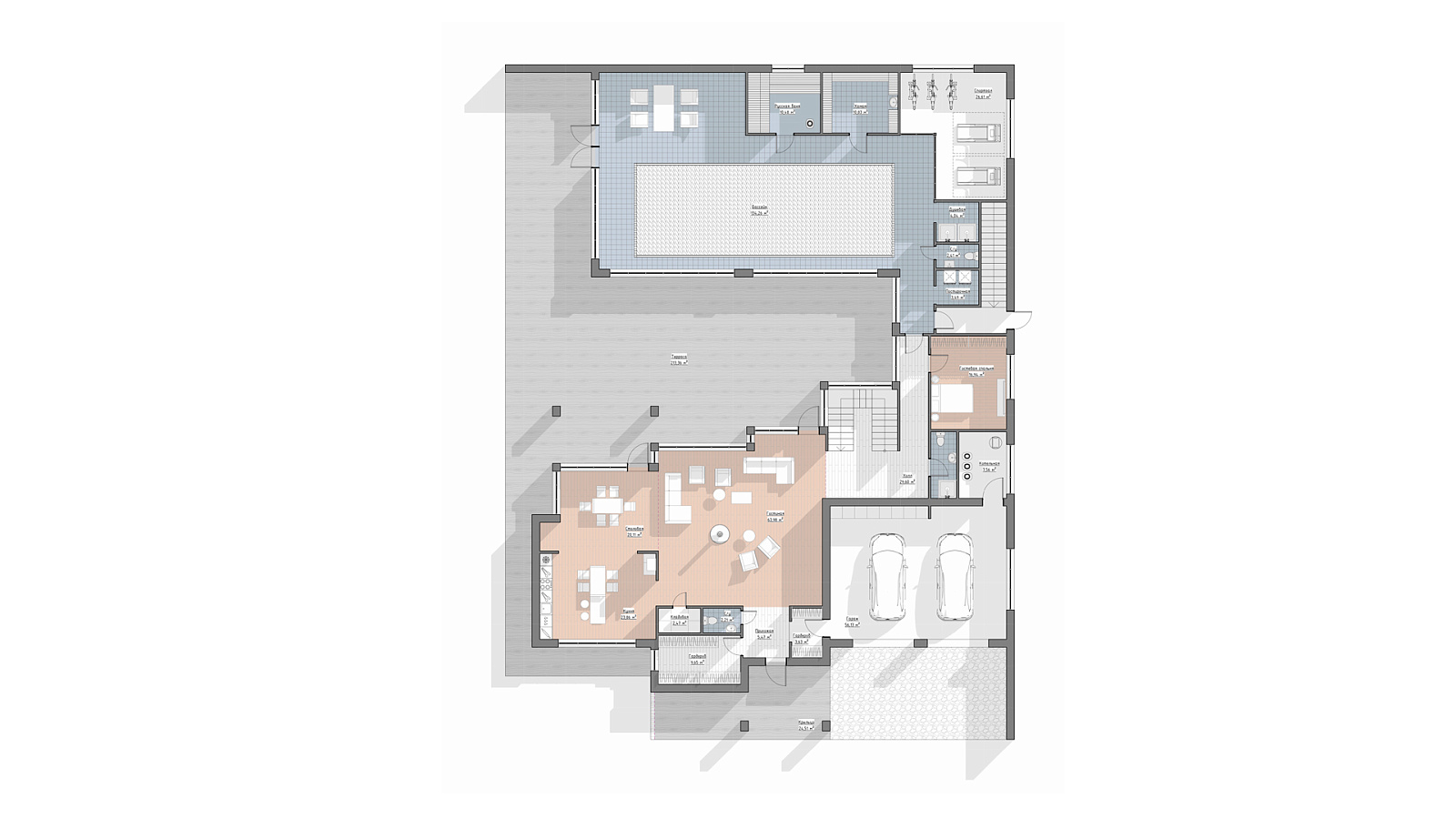 Планировка 1 этаж