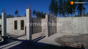 Песочнео ЖБ монолитные стены второго этажа - 5