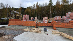 Кладка первый этаж - 1