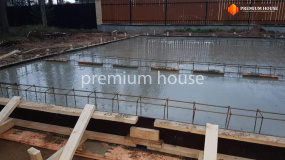 Фундамент бани. Охта с баней - 4