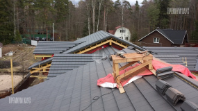 Кровля из натуральной черепицы, Солнечное - 13