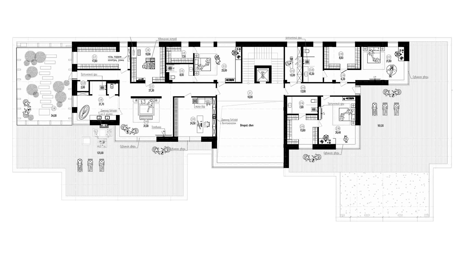 Планировка 2 этаж