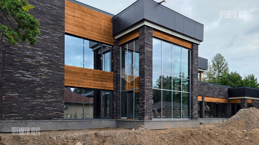 Современный дом с плоской кровлей Лисий Нос