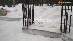 Стены и колонны 1-го этажа. Репино Парк - 3