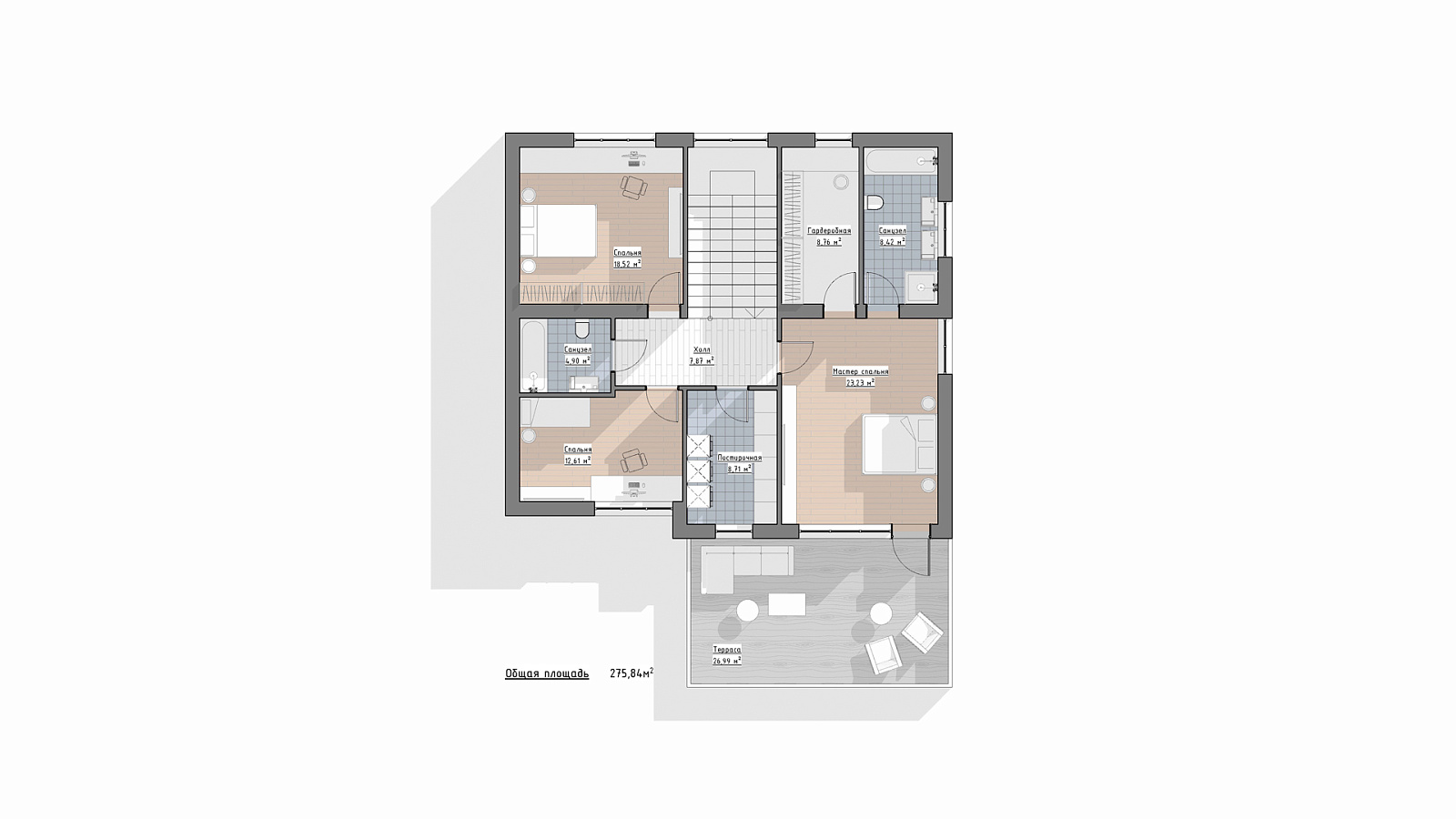 Планировка 2 этаж