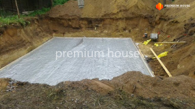 Устройство гидроизоляции и армирование плиты цокольного этажа - 2