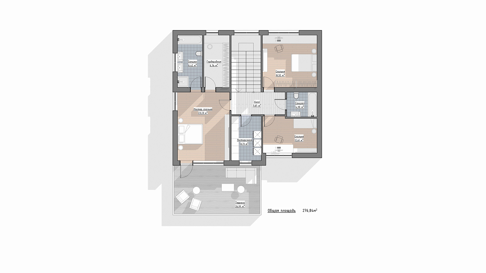 Планировка 2 этаж