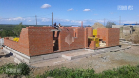 Стены 1ого этажа, Ропша 2 - 1