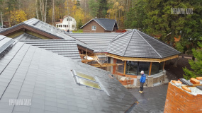 Кровля из натуральной черепицы, Солнечное - 17