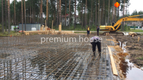 Армирование фундаментной плиты. - 1