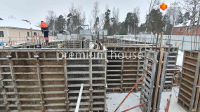 Армирование стен цокольного этажа - 5