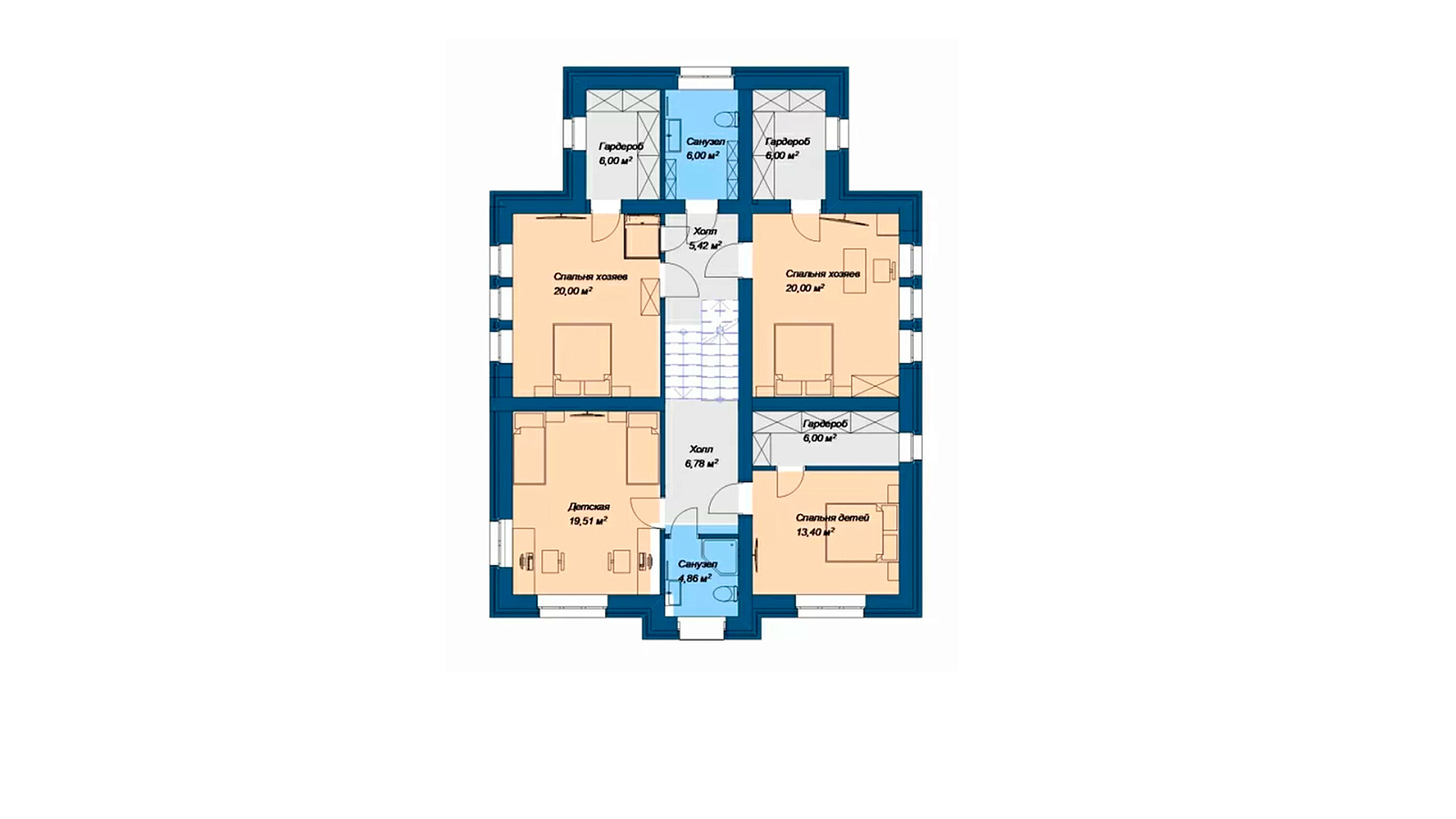 Планировка 2 этаж