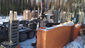 Стены и колонны 1-го этажа. Репино Парк - 6